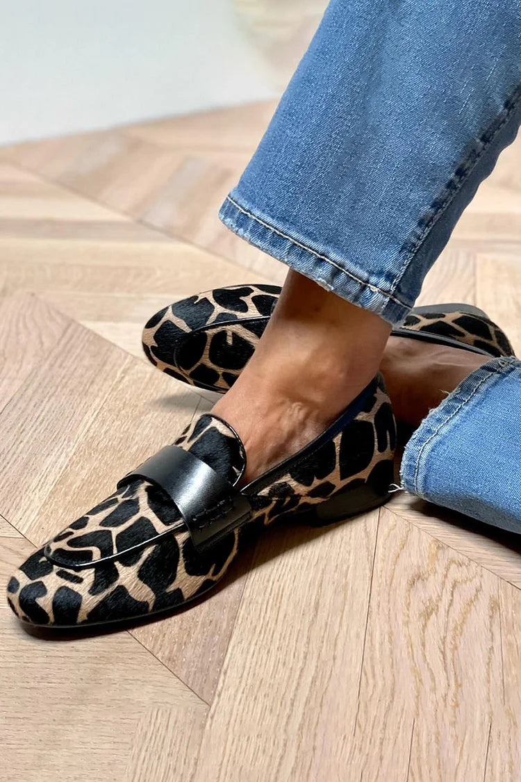 Sofia™ | Leopard Print Moccasin