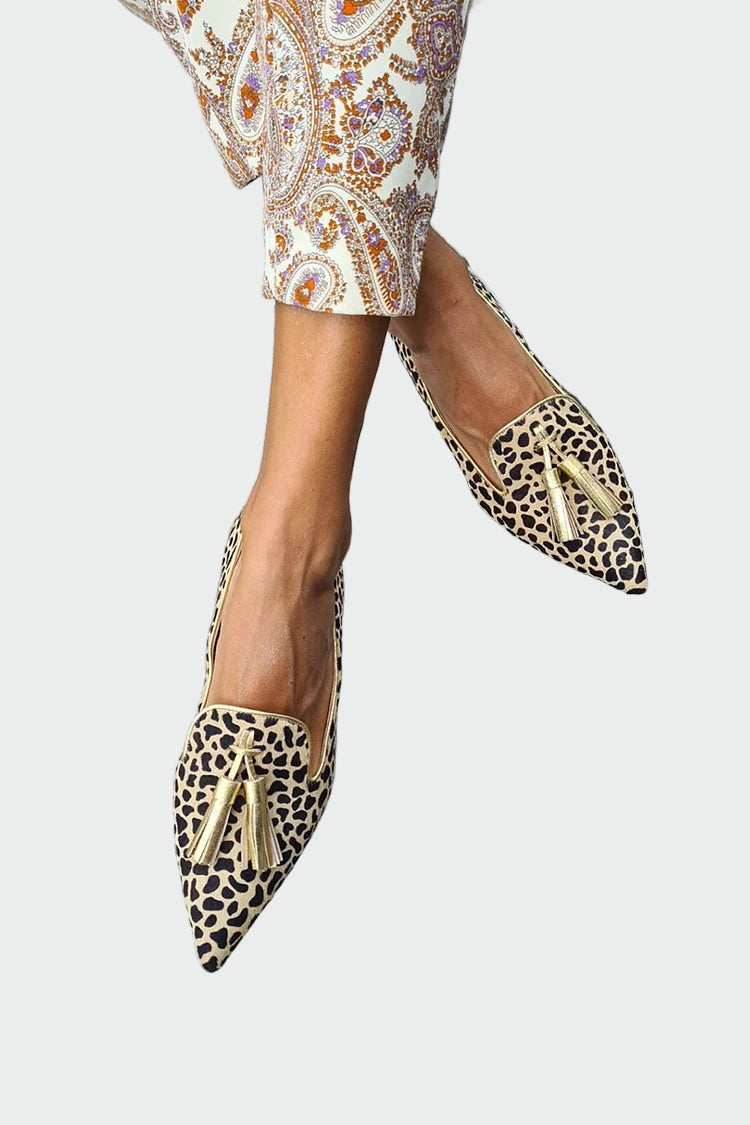 Leopoldine | Loafers with Fringing