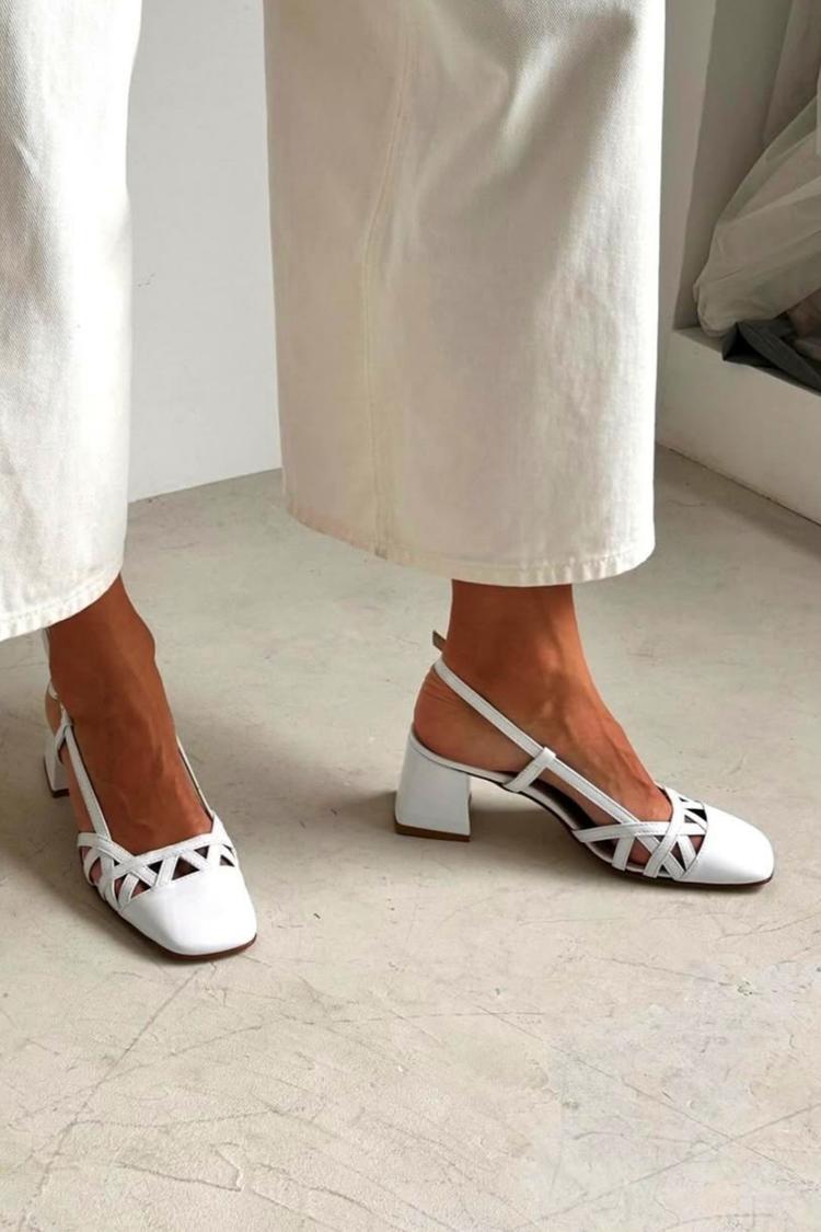 Chloévera™ | Chic White Heels