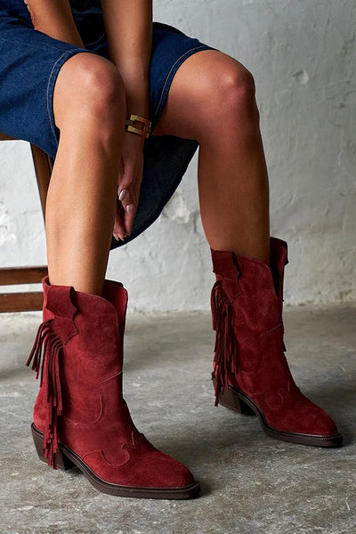 Ariane™ | Western Style Ankle Boots