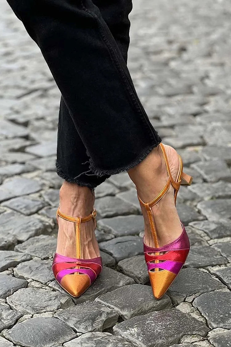 Camille™ | Vibrant Satin Heels