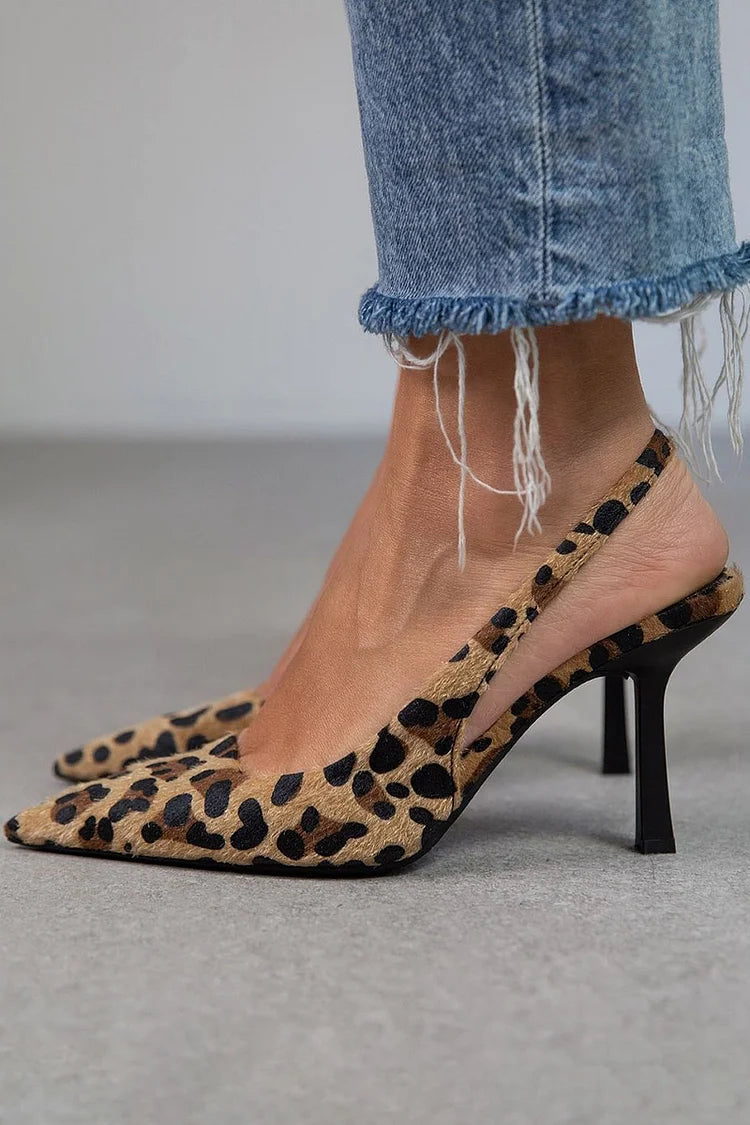 Élodie™ | Leopard Print Heels