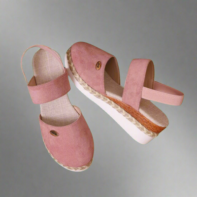 Gitta | Sandales à talon compensé grande taille pour femmes – Confortables et polyvalentes