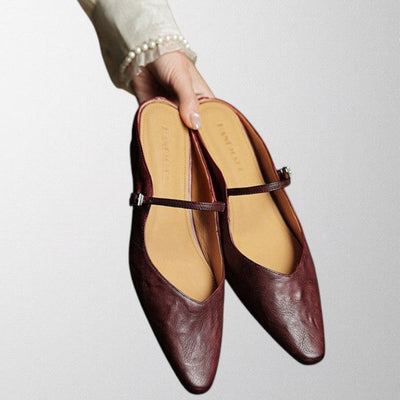 Olivia - Genuine Leather Mules
