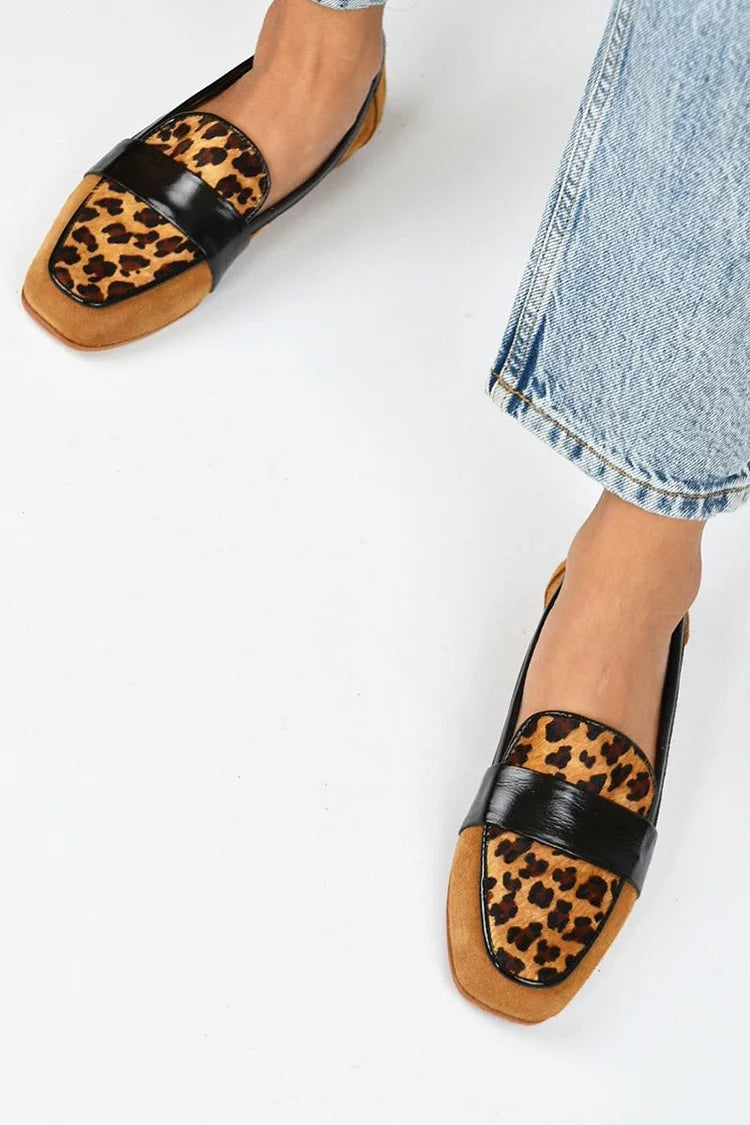 Belle™ | Brown Leopard Moccasin
