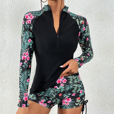 Sariah | Long-Sleeve Two-Piece Tankini Set