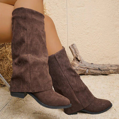 Noémie™ | High Suede Boots