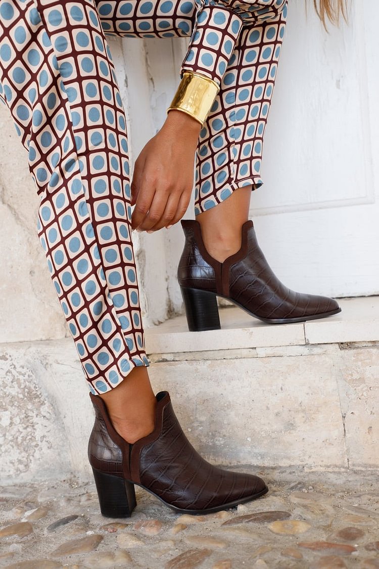 Clementine™ | Chic Crocodile Boots