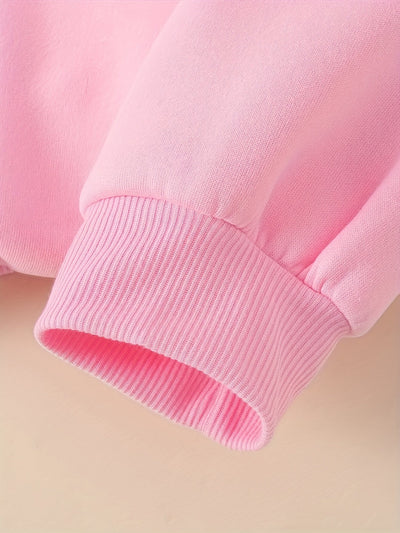 Helena – Pink Hummingbird of Hope, Sweater with Ribbon and Hummingbird Motif