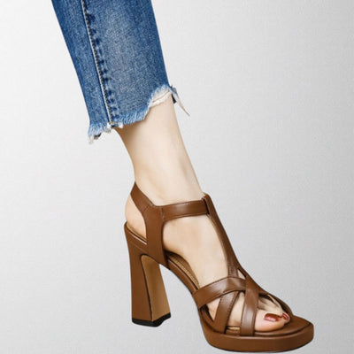 Olivia - Handcrafted sandal made from eco-leather