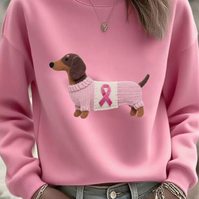 Zosia – Pink Paws and Love, Warm Sweater Full of Heart