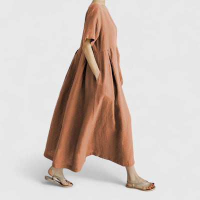 Ellie - Elegant Tummy Covering Maxi Dress