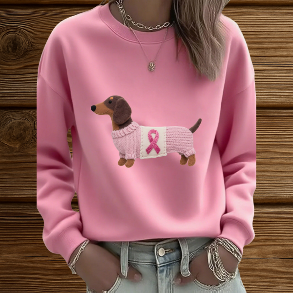 Zosia – Pink Paws and Love, Warm Sweater Full of Heart