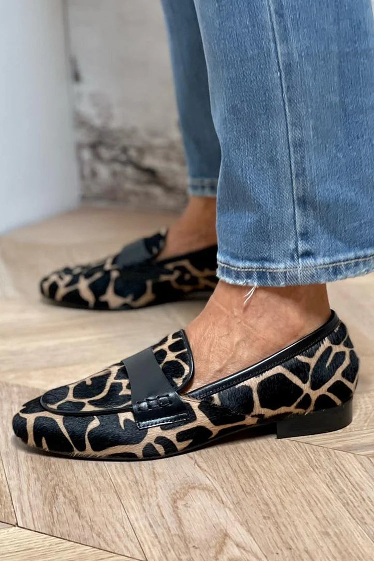 Sofia™ | Leopard Print Moccasin