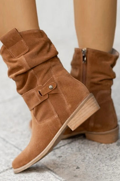 Clémence™ | Soft Suede Ankle Boots