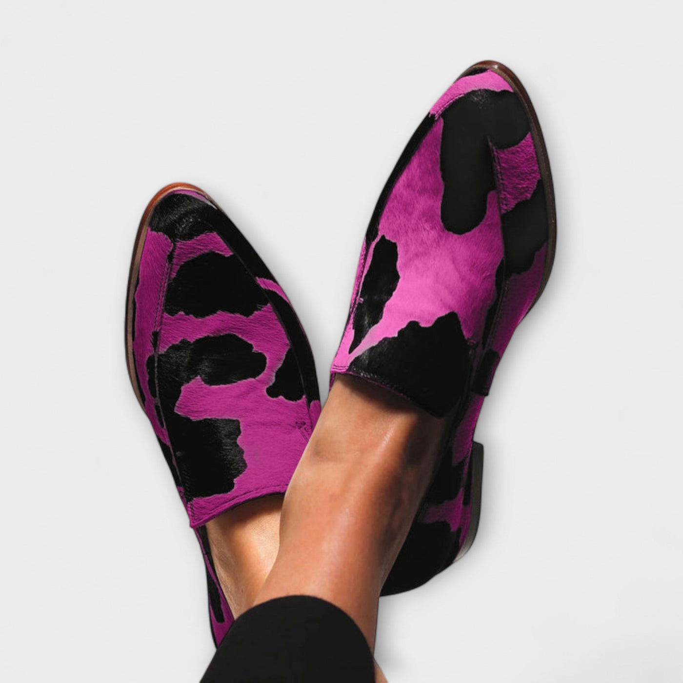 Paloma™ | Cow Print Loafers