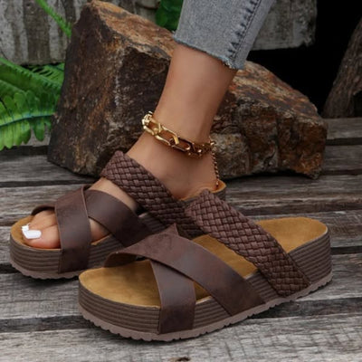 Cora | Orthopedic Leather Strap Sandals