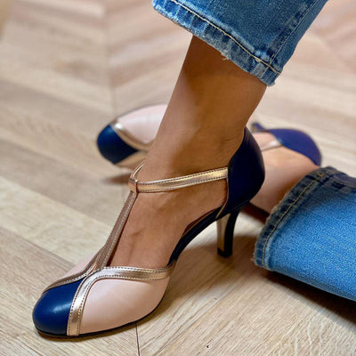 Océane™ | Elegant Night Blue Heels