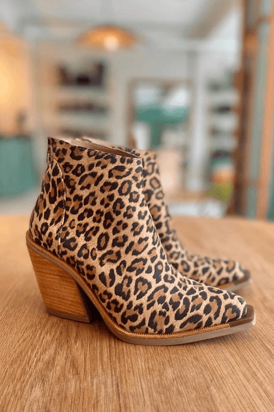 Camille™ | Leopard Print Ankle Boots