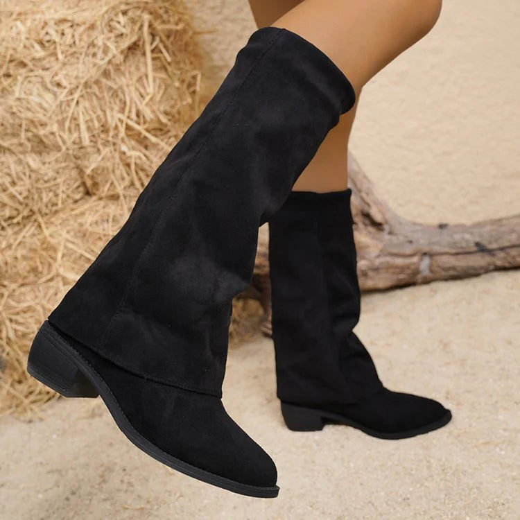 Noémie™ | High Suede Boots