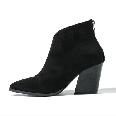 Céline™ | Chic Suede Ankle Boots