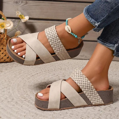 Cora | Orthopedic Leather Strap Sandals