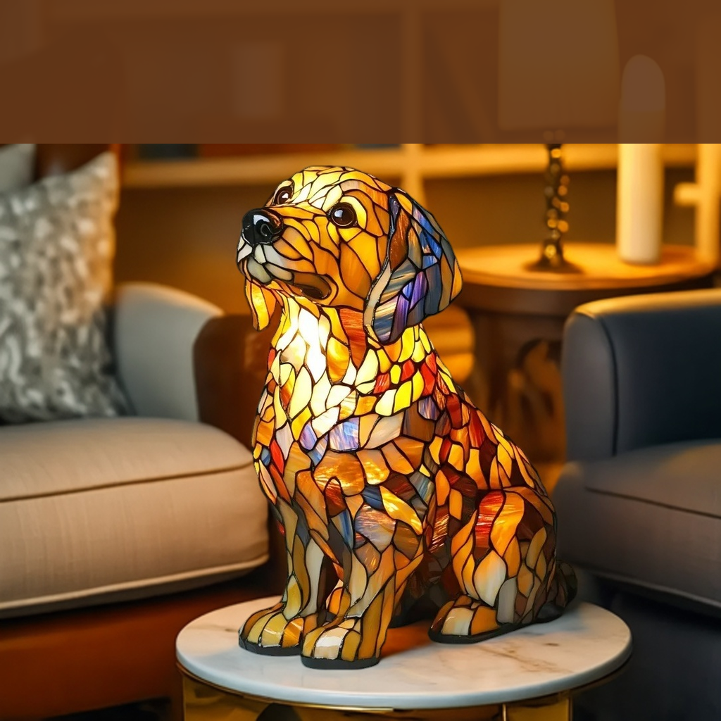 Lys: Spiritual Statue of Golden Retriever