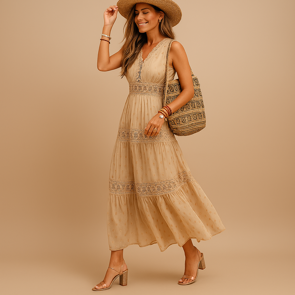 Yara | Women's Boho Summer Dress with Ibiza Vibes