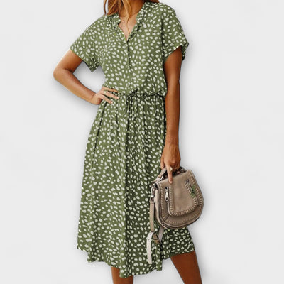 Florine - Midi Dress with Elegant Fit