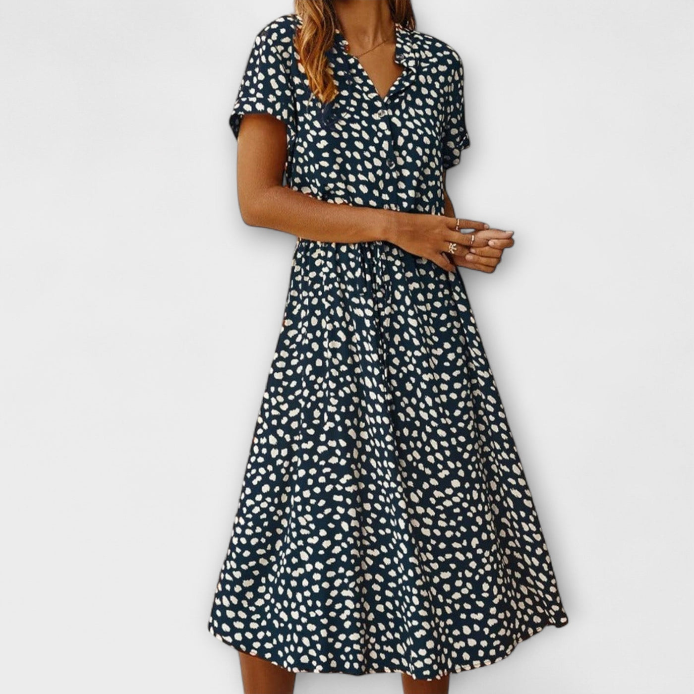 Florine - Midi Dress with Elegant Fit