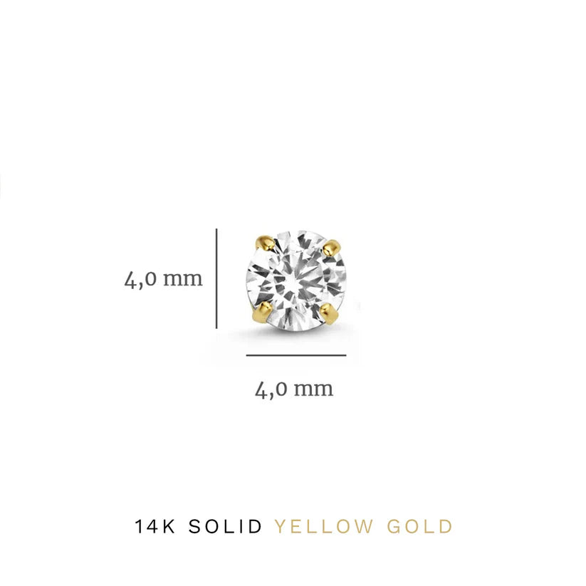 Dara Brillane Stone Earring Set | Gold Collection