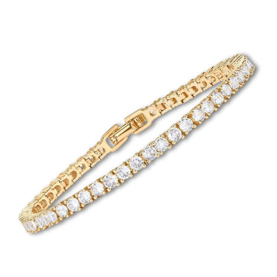 Tennis Bracelet | Gold