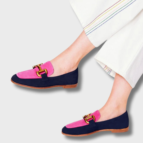 Chloé™ | Two-tone suede loafers