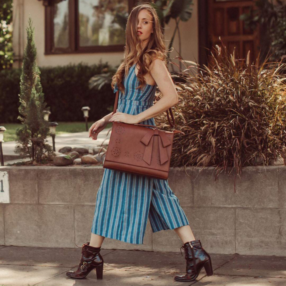 bag with a stylish Zanele decoration