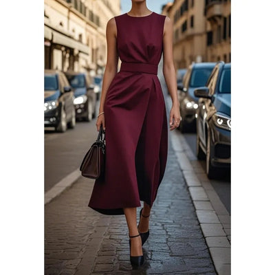 Ryve | Elegant Round Neck Dress