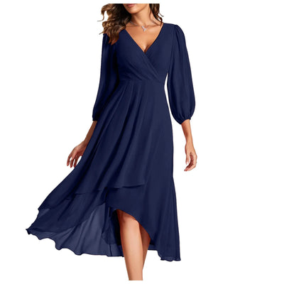 Mia | Elegant V-Neck-Dress