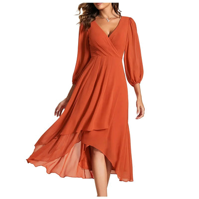 Mia | Elegant V-Neck-Dress