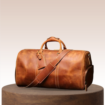 Montgomery | Genuine Top Grain Cowhide Leather Weekender Shoulder Bag