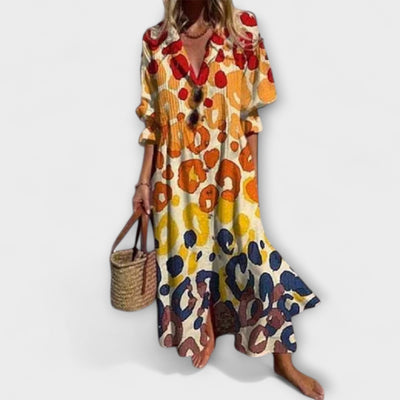 Lila - Flattering Tummy Cover Maxi Dress