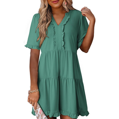 Ella - Flattering V-Neck Dress