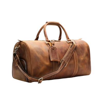Arden | Classic Leather Sports Bag Trolley