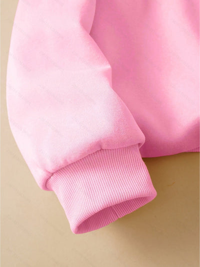 Aniela – Pink Hope, Sweater with Dog and Ribbon