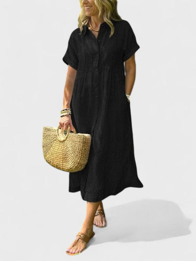 Arabella | Striped Shirt Dress