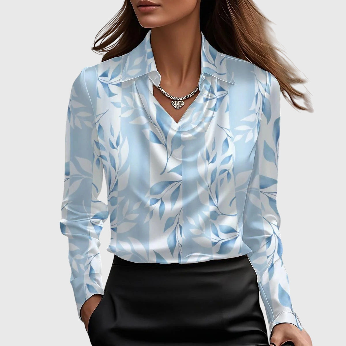 Brooklyn – Elegant Satin Blouse