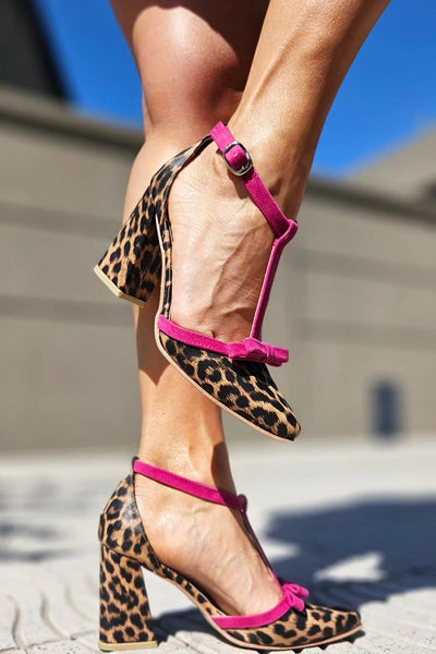 Leontina™ | Leopard Print Heels