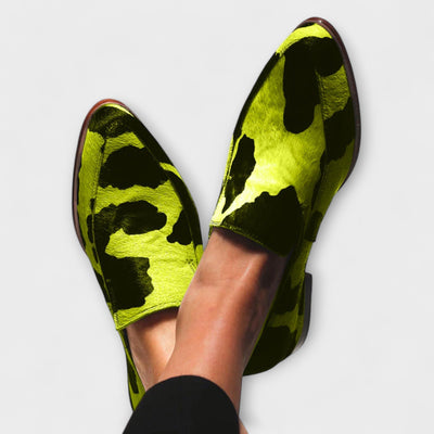 Paloma™ | Cow Print Loafers