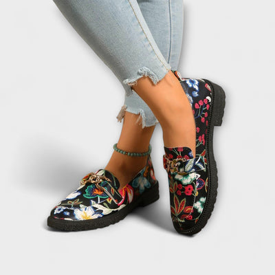 Orla™ | Floral Print Loafers