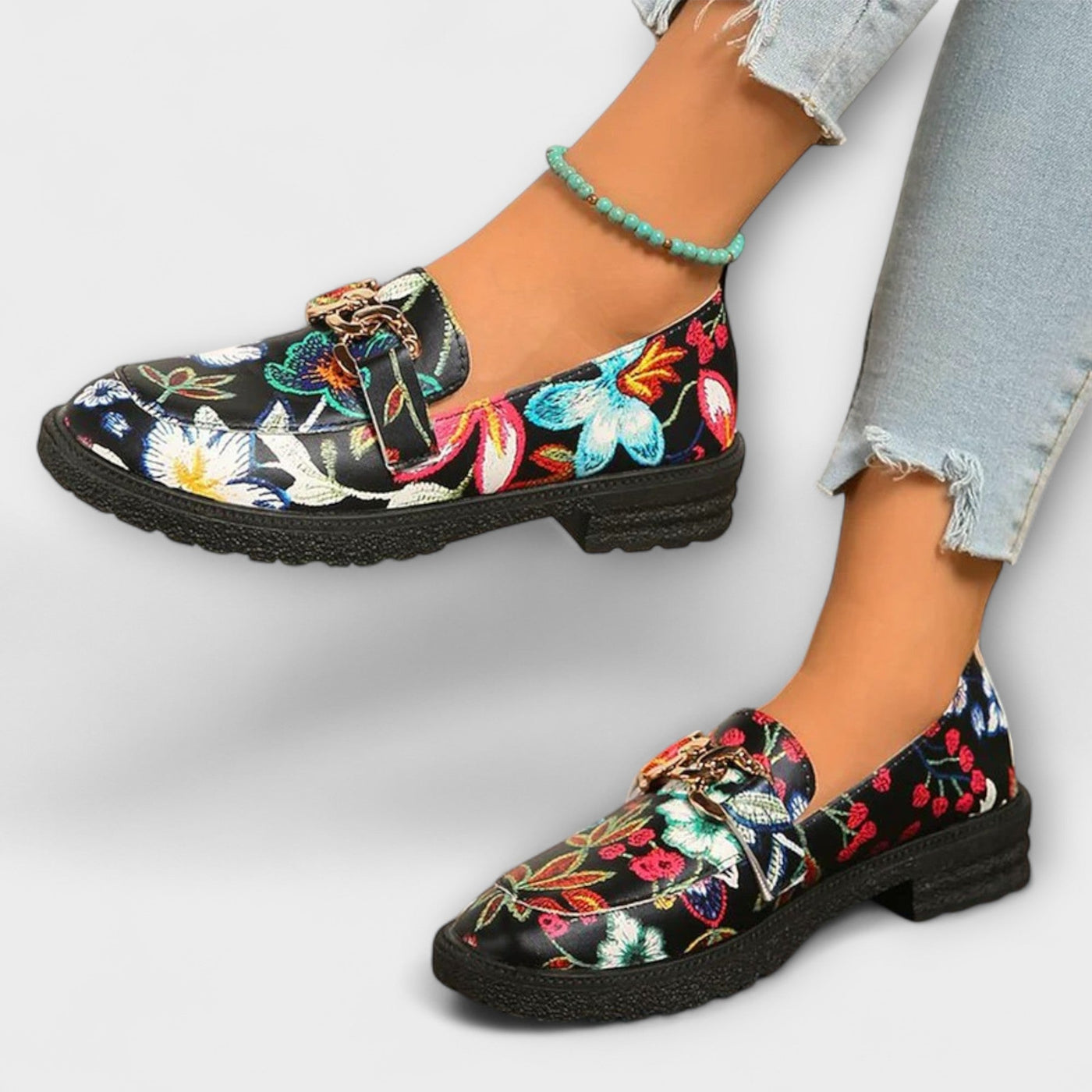 Orla™ | Floral Print Loafers