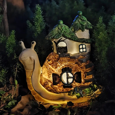 Solar Garden Snail Lamp