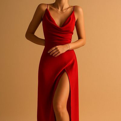 Yara | Women's V-Neck Elegant Maxi Dress